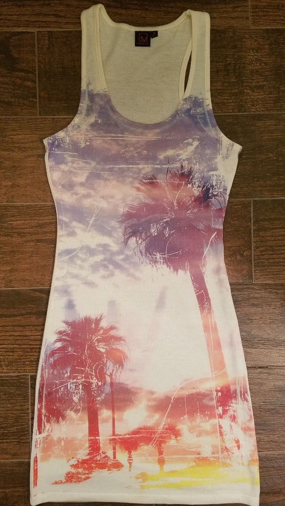 Palm Tree Bodycon Dress